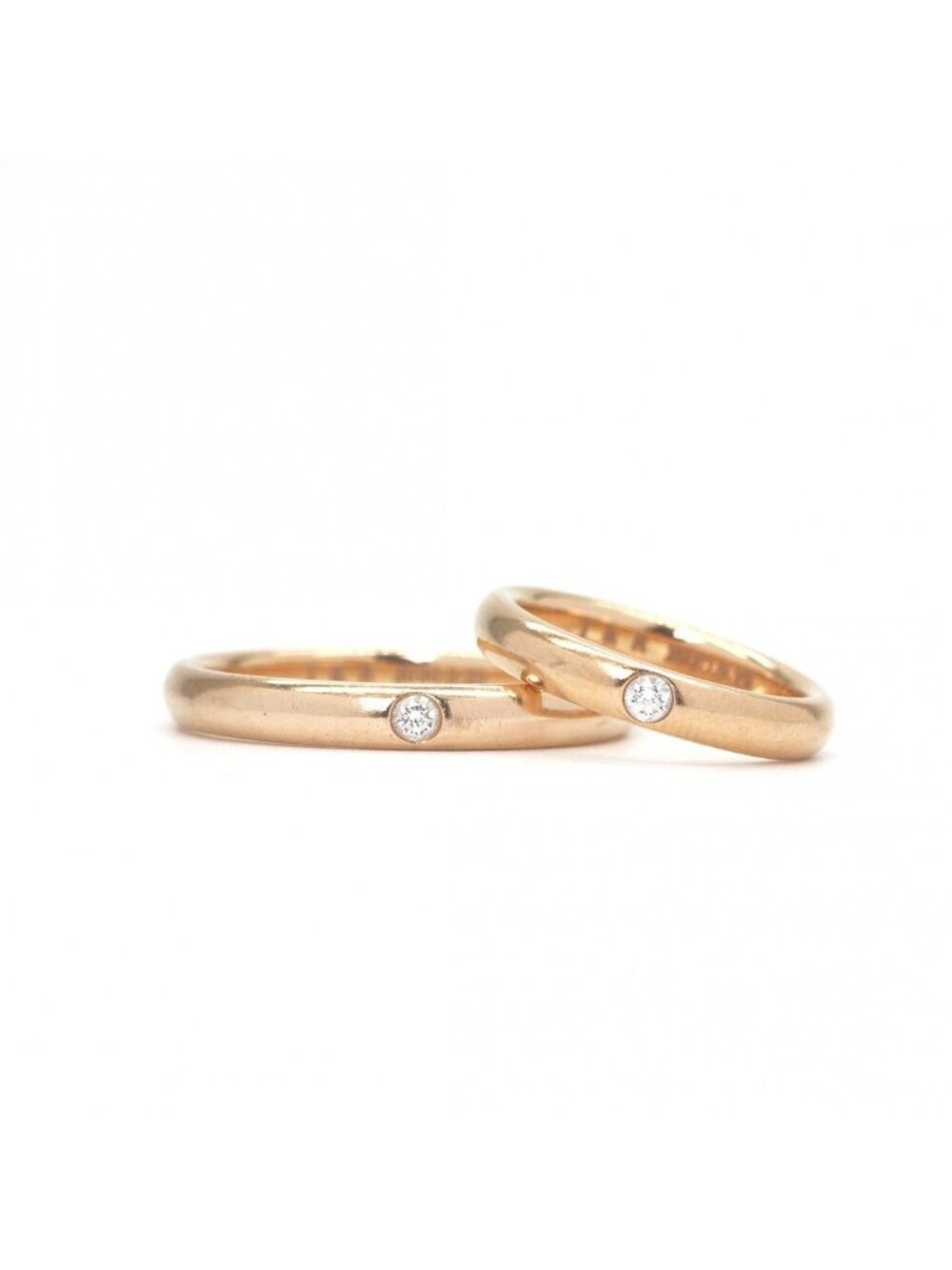 Harry Winston Round Cut Band Ring Classic Diamond Marriage Gold